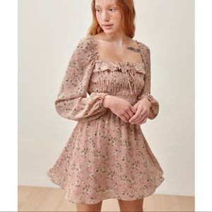 Reformation Morris Mini Floral Dress